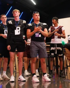 On the big stage
